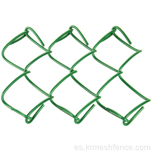 Paneles de valla de eslabones de cadena de plástico de calibre 9 6x10